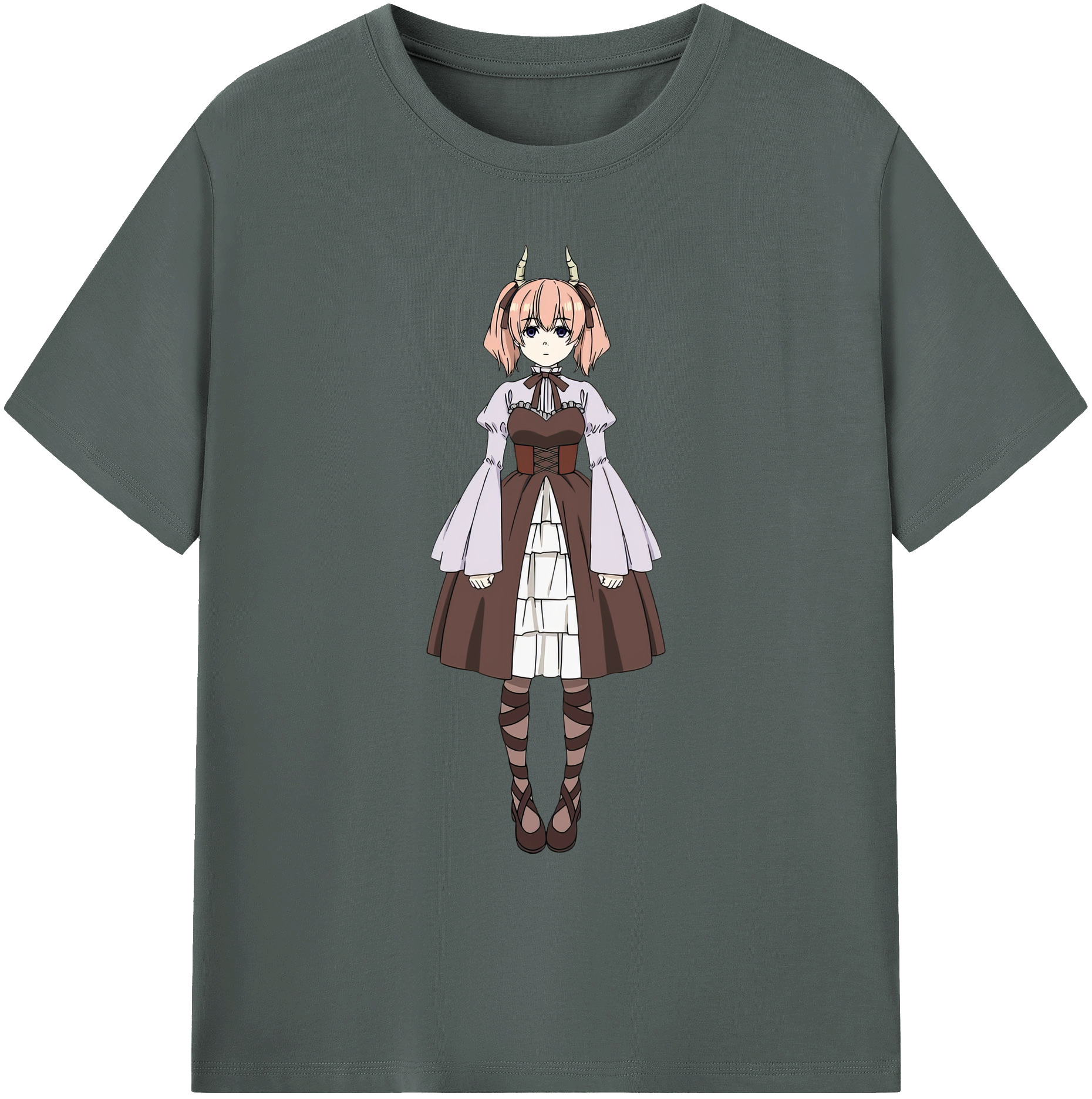 （画像用） 葬送のフリーレン Frieren 綿100％ メンズ半袖Tシャツ｜肌触りやわらか＆通気性